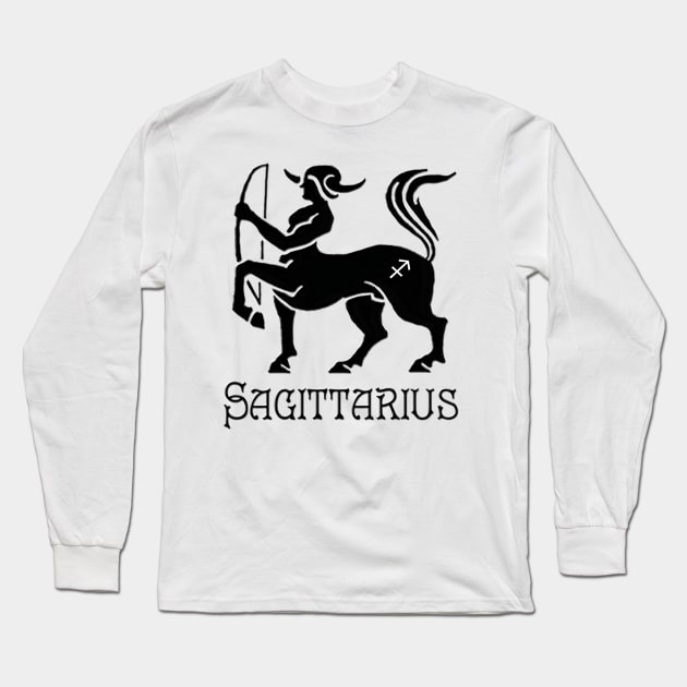 Sagittarius Long Sleeve T-Shirt by Izmet